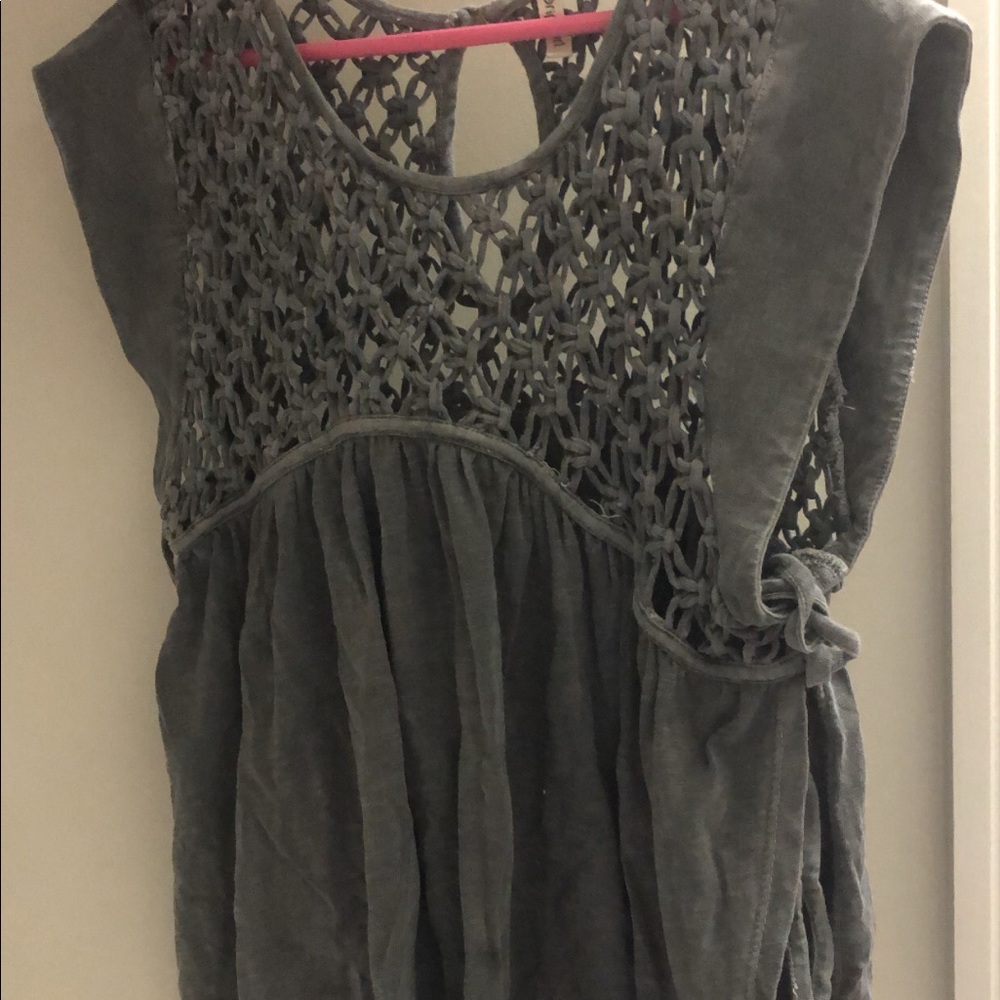 Rip curl grey swimsuit coverup size small
